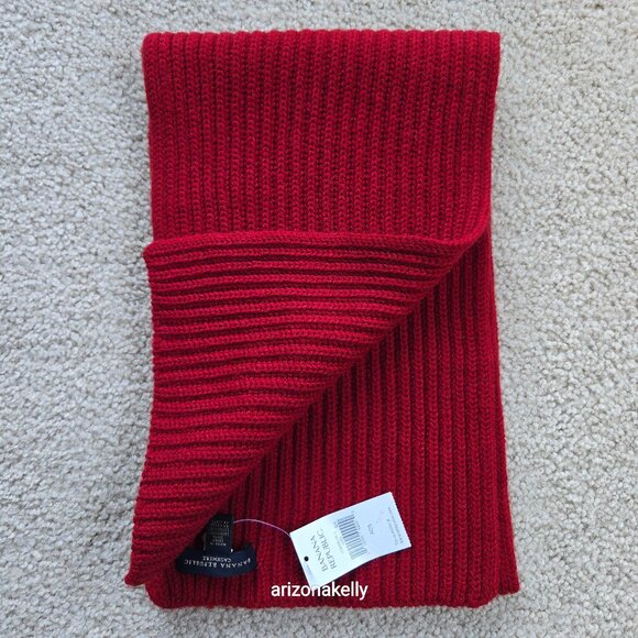 Banana Republic Accessories - NWT Banana Republic Cashmere Ribbed Scarf Red